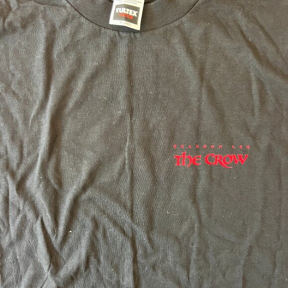 NEW: Vintage 1994 The Crow Movie T-Shirt Brandon Lee XL Rare - Picture 1 of 2